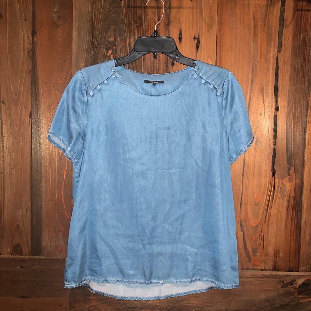 blue jean top size medium